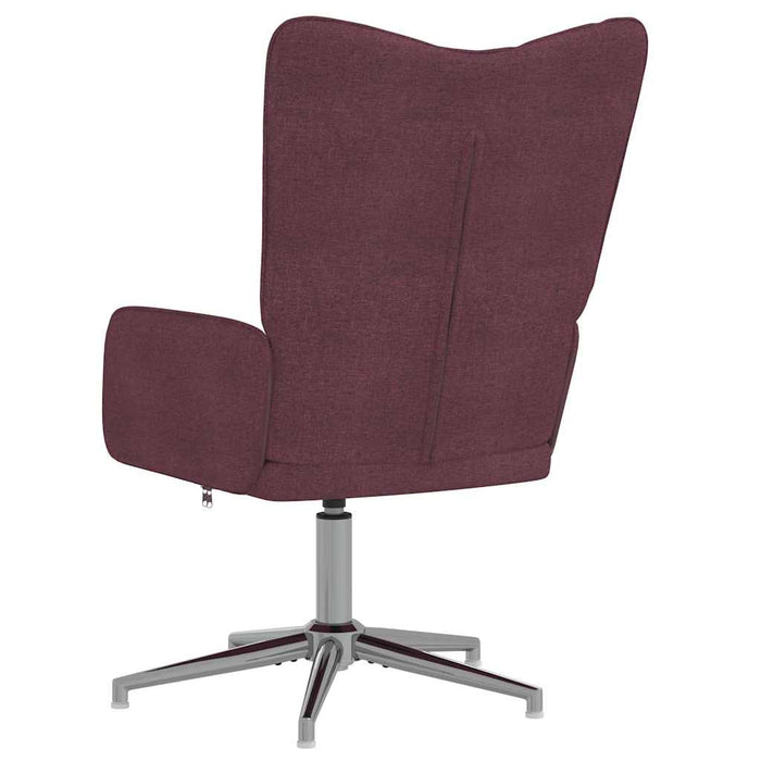 Scaun de relaxare, violet, material textil WALTI