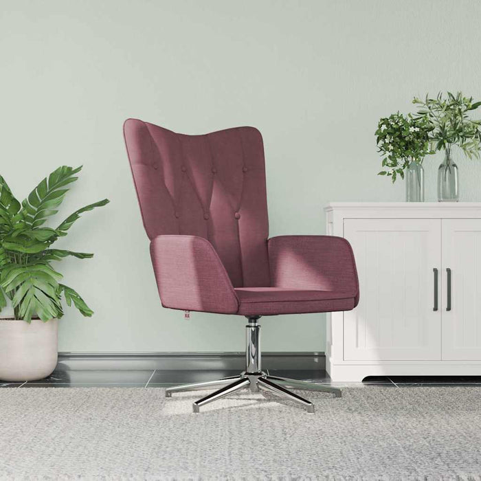 Scaun de relaxare, violet, material textil WALTI