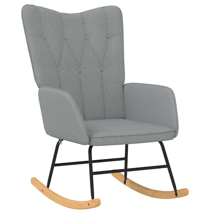 Scaun balansoar, gri deschis, material textil - WALTI WALTI
