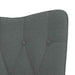 Scaun balansoar, gri închis, material textil - WALTI WALTI