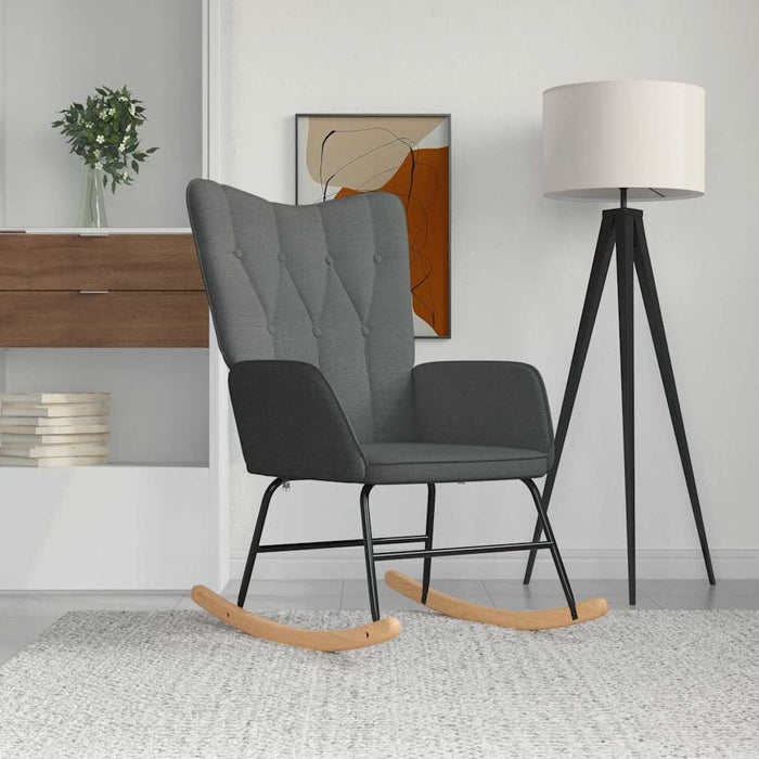 Scaun balansoar, gri închis, material textil - WALTI WALTI