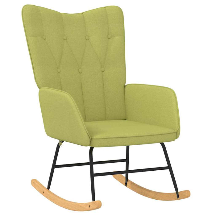 Scaun balansoar, verde, material textil WALTI