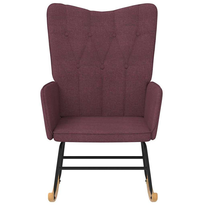Scaun balansoar, violet, material textil WALTI