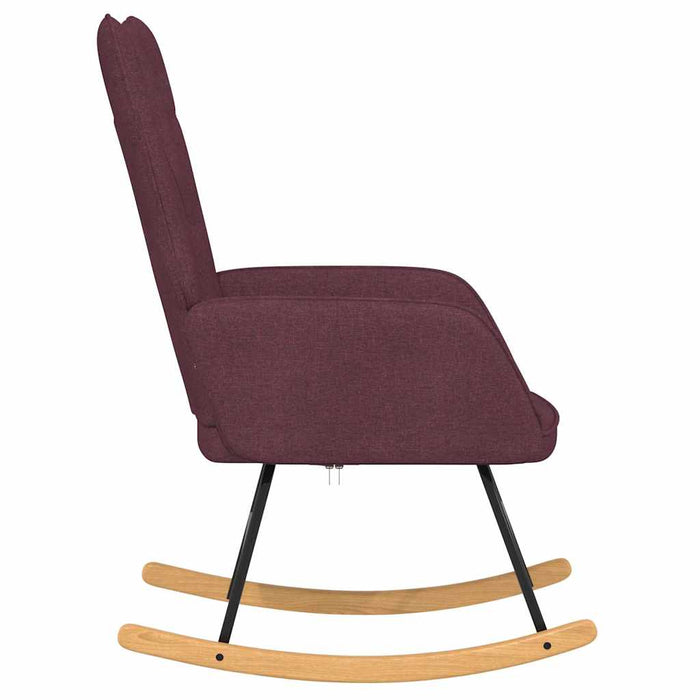 Scaun balansoar, violet, material textil WALTI