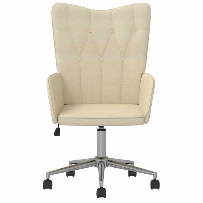 Scaun de relaxare, crem, material textil WALTI