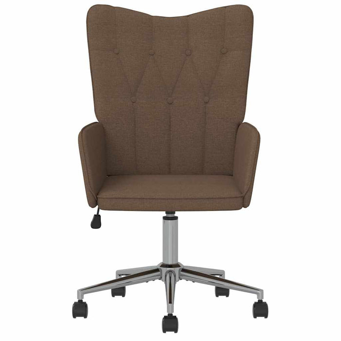 Scaun de relaxare, maro, material textil WALTI