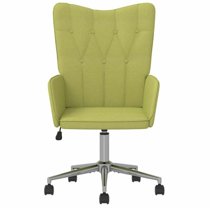 Scaun de relaxare, verde, material textil WALTI