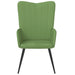 Scaun de relaxare, verde deschis, catifea - WALTI WALTI