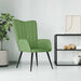 Scaun de relaxare, verde deschis, catifea - WALTI WALTI