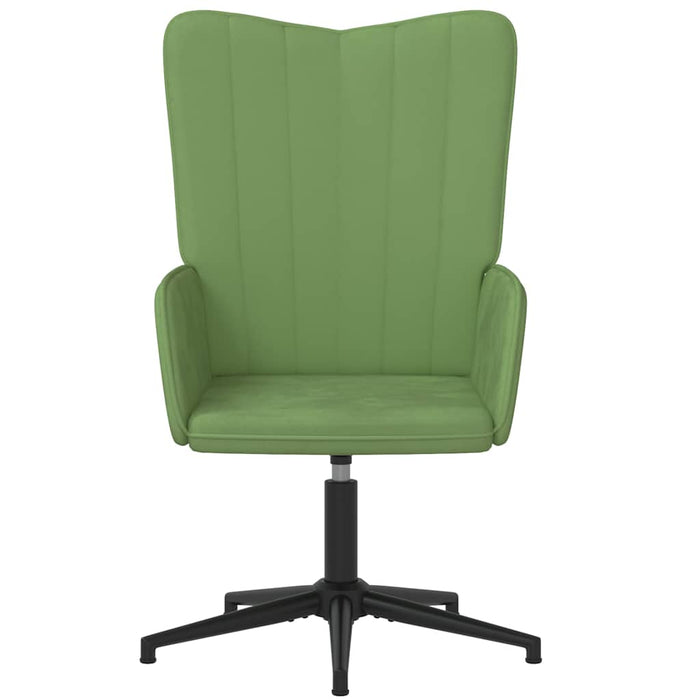 Scaun de relaxare, verde deschis, catifea WALTI