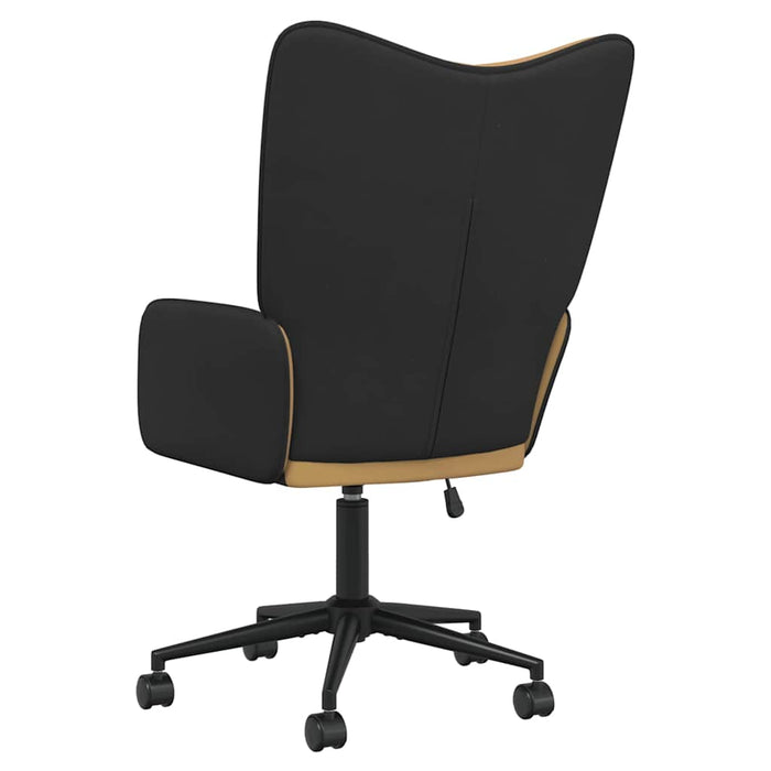Scaun de relaxare, maro, catifea și PVC WALTI