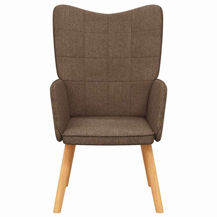 Scaun de relaxare, maro, material textil WALTI