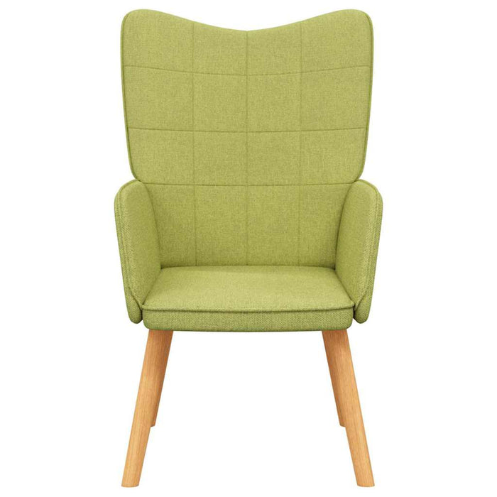Scaun de relaxare, verde, material textil WALTI