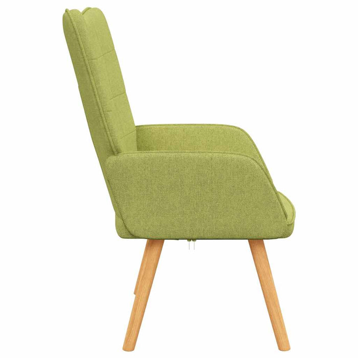 Scaun de relaxare, verde, material textil WALTI