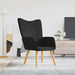 Scaun de relaxare, negru, material textil - WALTI WALTI