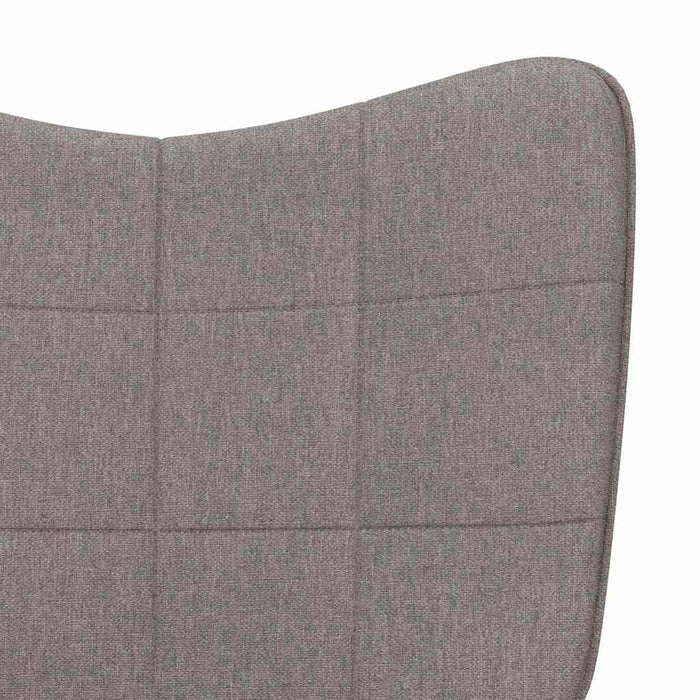 Scaun de relaxare, taupe, material textil WALTI