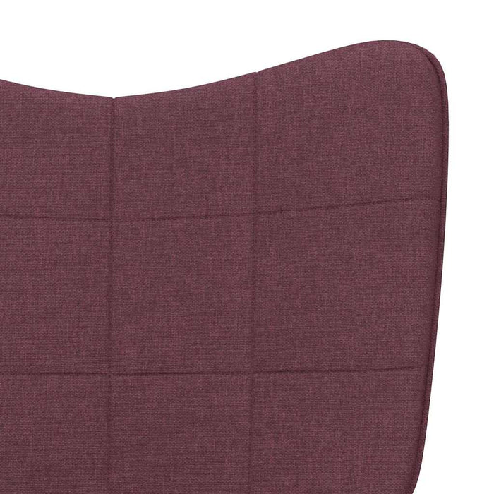 Scaun de relaxare, violet, material textil WALTI