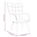 Scaun de relaxare cu taburet,taupe, textil - WALTI WALTI