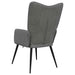 Scaun de relaxare, gri închis, material textil - WALTI WALTI