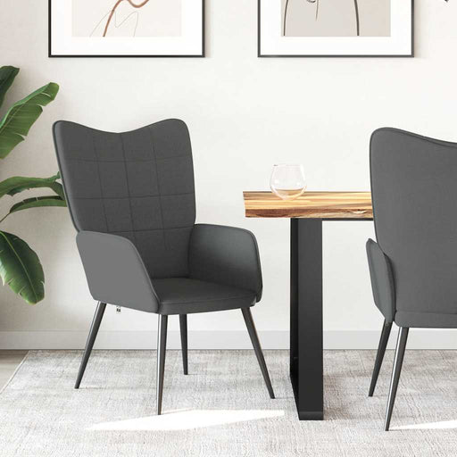 Scaun de relaxare, gri închis, material textil - WALTI WALTI
