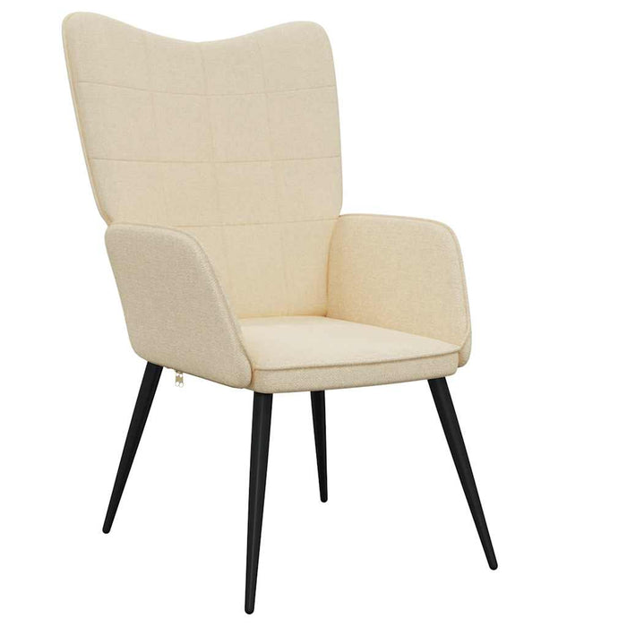 Scaun de relaxare, crem, material textil - WALTI WALTI