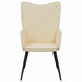 Scaun de relaxare, crem, material textil - WALTI WALTI