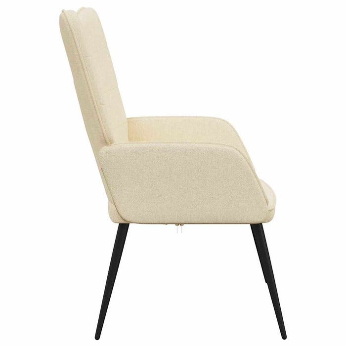 Scaun de relaxare, crem, material textil - WALTI WALTI