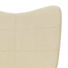 Scaun de relaxare, crem, material textil - WALTI WALTI