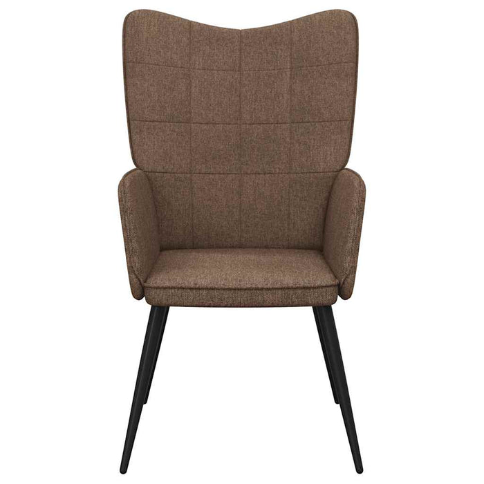 Scaun de relaxare, maro, material textil WALTI