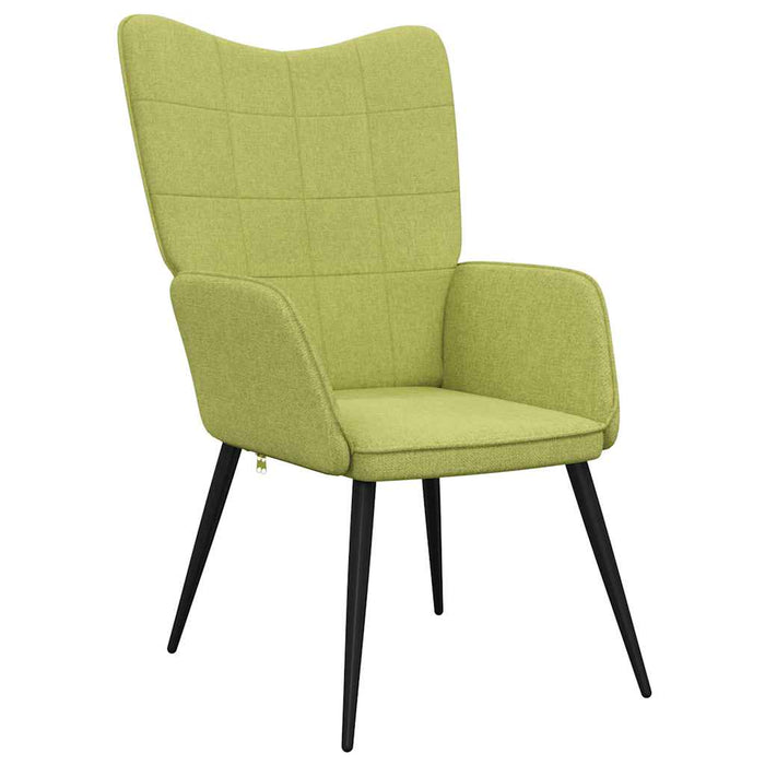 Scaun de relaxare, verde, material textil WALTI