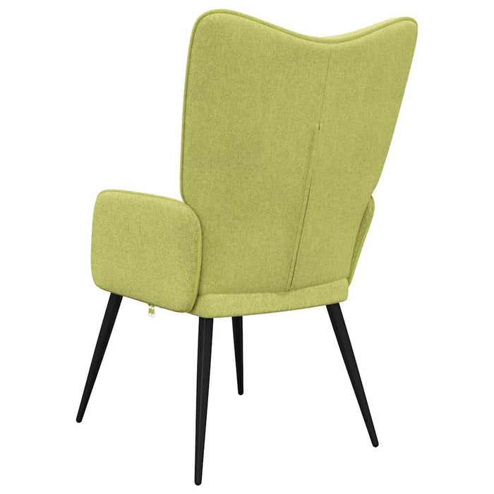 Scaun de relaxare, verde, material textil WALTI