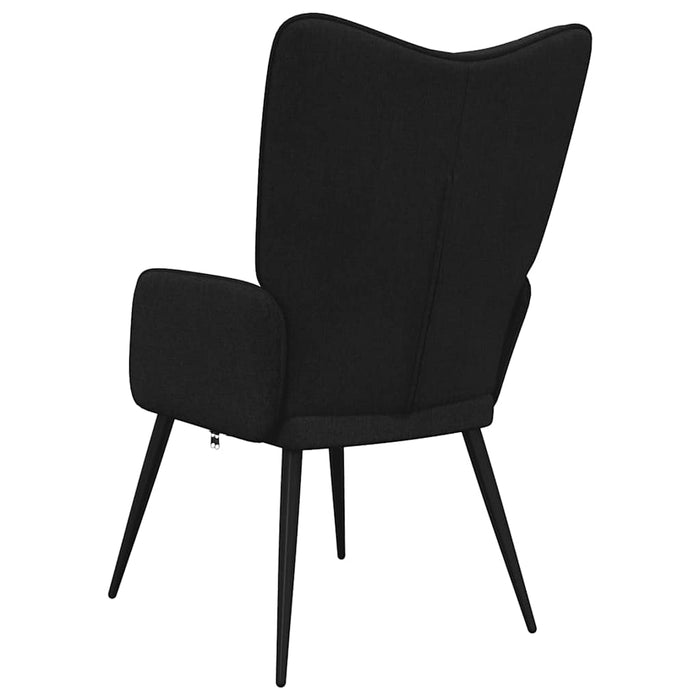 Scaun de relaxare, negru, material textil - WALTI WALTI