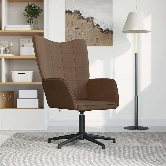 Scaun relaxant, maro, material textil WALTI