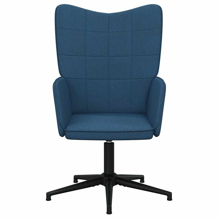Scaun de relaxare, albastru, material textil WALTI