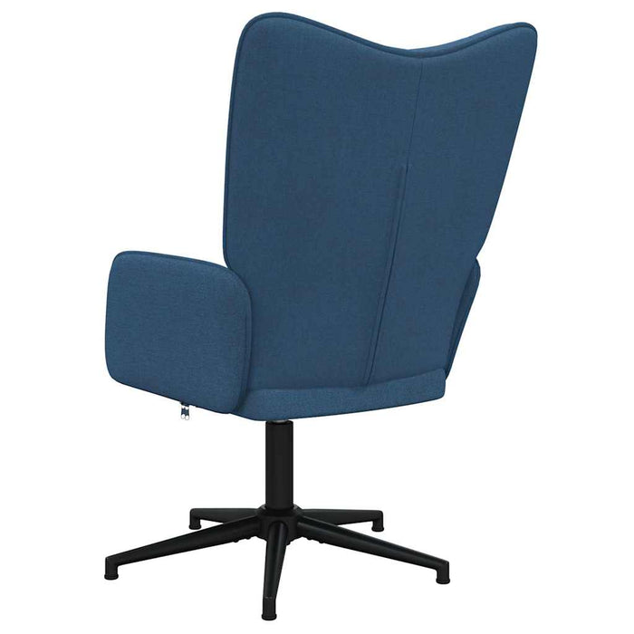 Scaun de relaxare, albastru, material textil WALTI