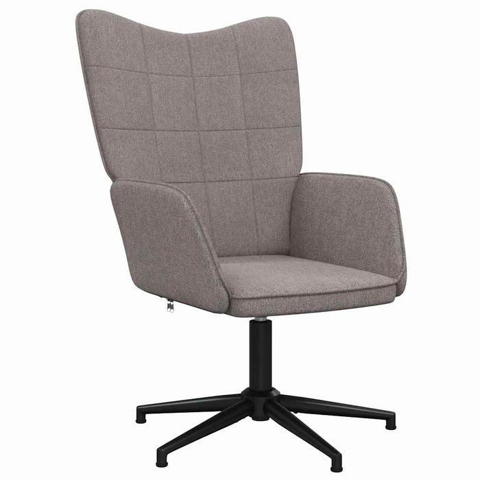 Scaun de relaxare, gri taupe, material textil WALTI