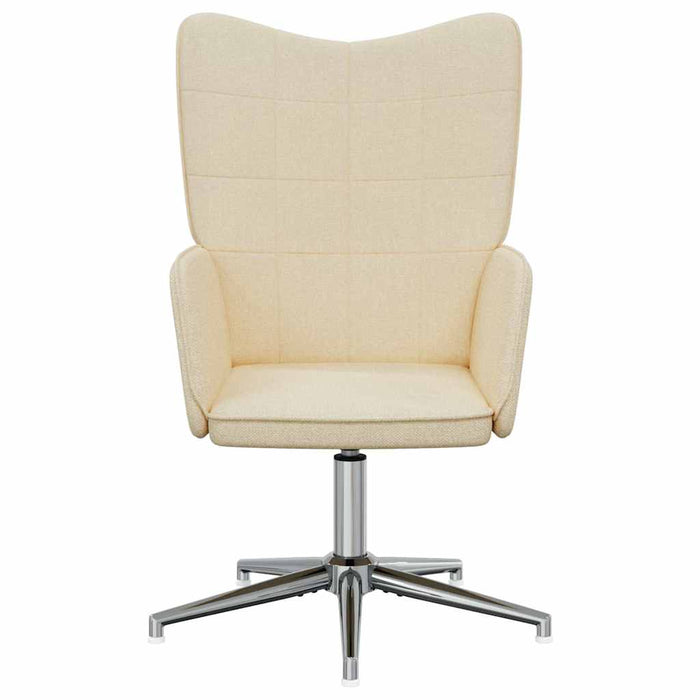 Scaun de relaxare, crem, material textil WALTI