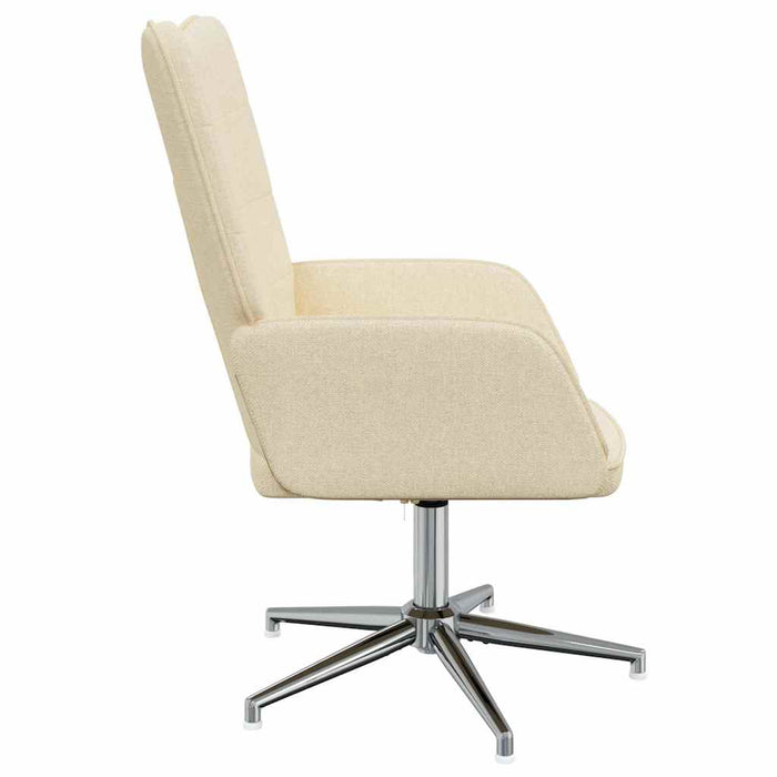 Scaun de relaxare, crem, material textil WALTI