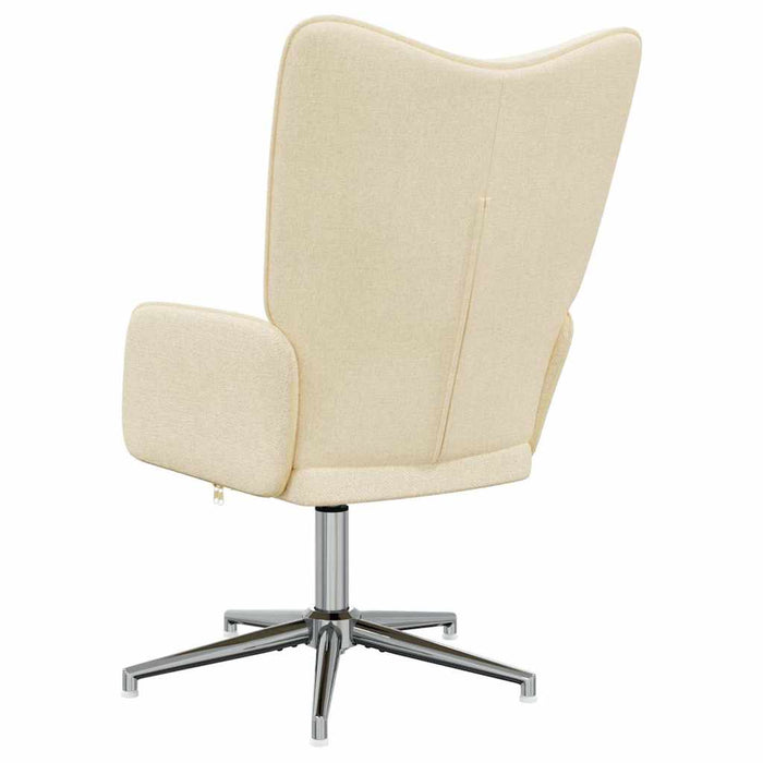 Scaun de relaxare, crem, material textil WALTI