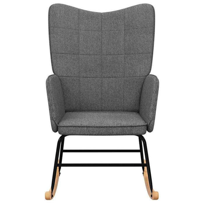 Scaun balansoar, gri închis, material textil WALTI