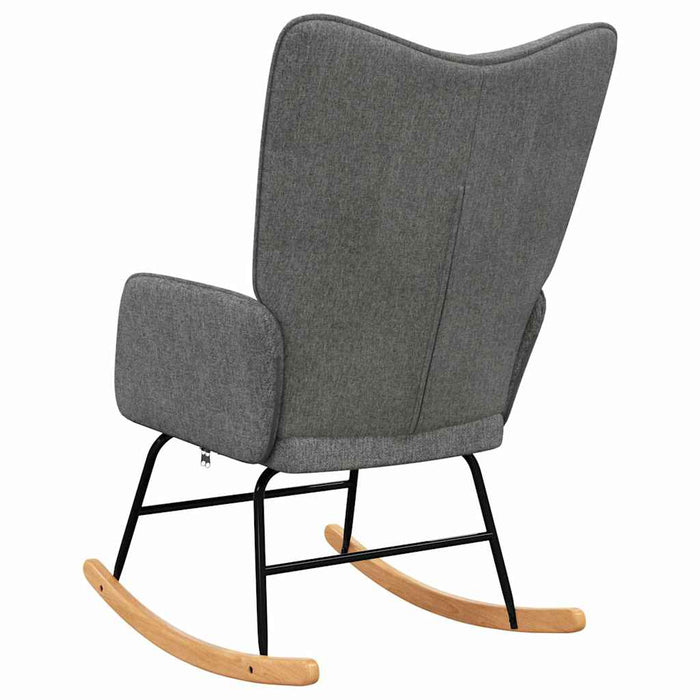 Scaun balansoar, gri închis, material textil WALTI