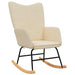 Scaun balansoar, crem, material textil - WALTI WALTI