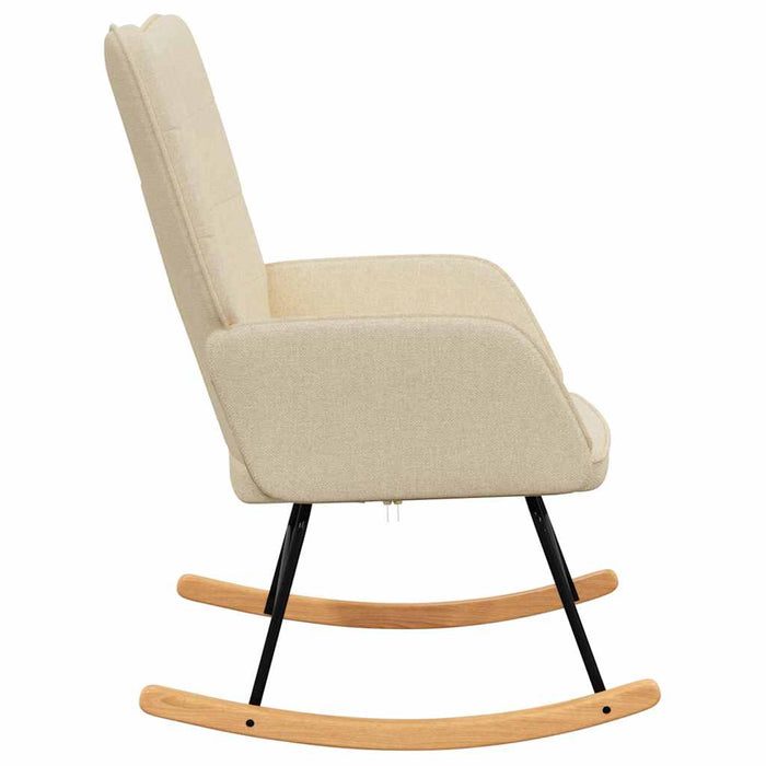 Scaun balansoar, crem, material textil - WALTI WALTI
