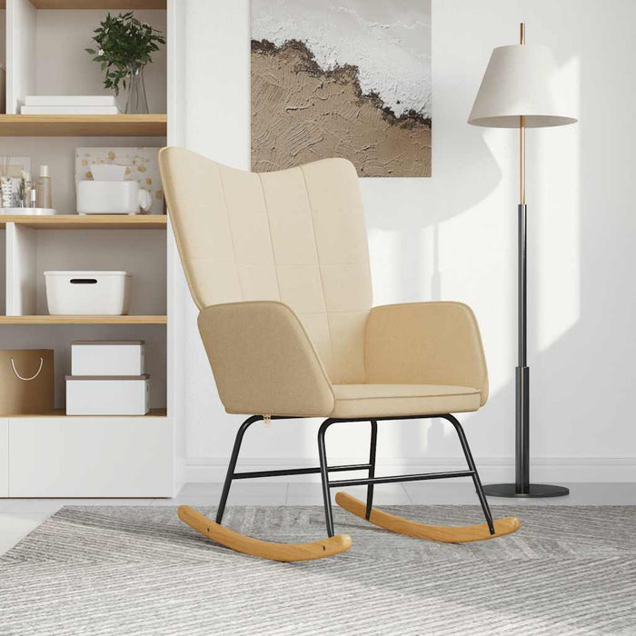 Scaun balansoar, crem, material textil - WALTI WALTI