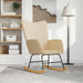 Scaun balansoar, crem, material textil - WALTI WALTI