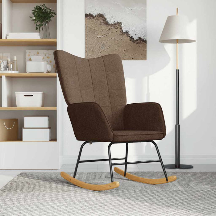 Scaun balansoar, maro, material textil - WALTI WALTI