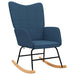 Scaun balansoar, albastru, material textil - WALTI WALTI