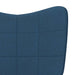 Scaun balansoar, albastru, material textil - WALTI WALTI