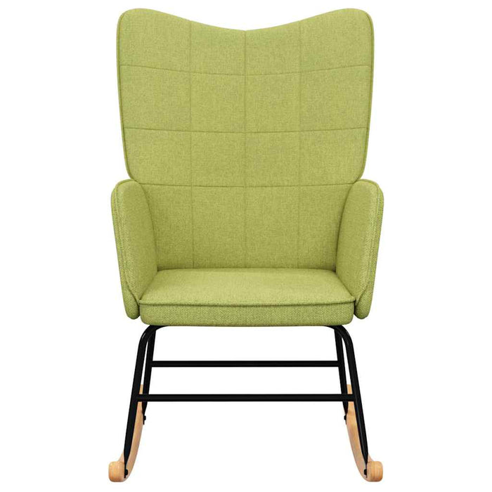 Scaun balansoar, verde, material textil WALTI