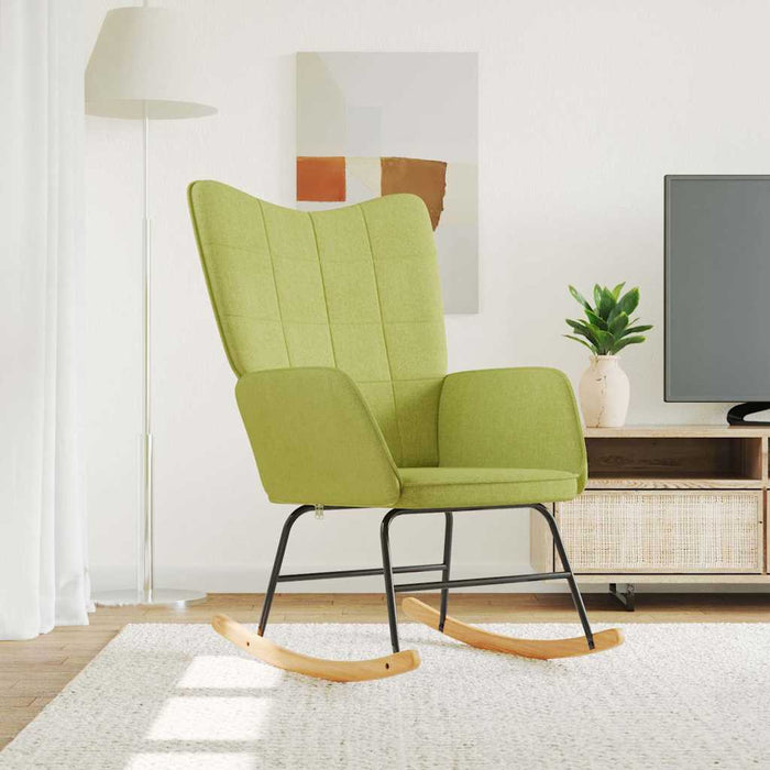 Scaun balansoar, verde, material textil WALTI